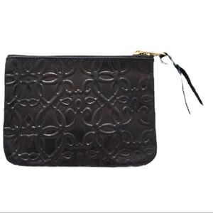 NWT Alex and Ani Black Embossed Pouch